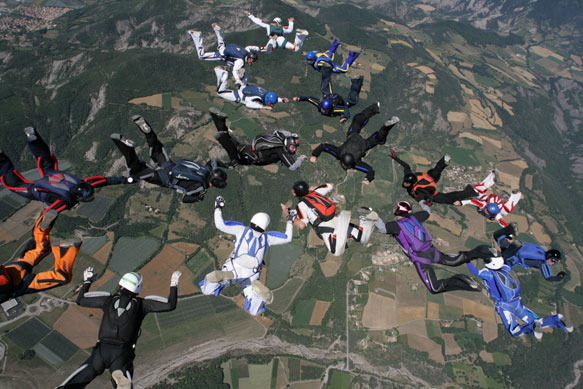 La chute libre : le rêve ! - Photo Nicolas Ruellou (Micronic)